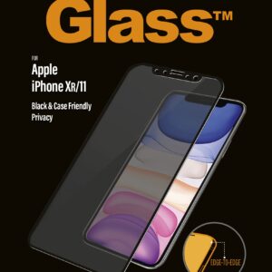 PanzerGlass P2665 Apple, iPhone Xr/11, Tempered glass, Black, Case friendly with...