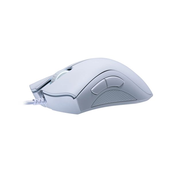 Razer Gaming Mouse  DeathAdder Essential Ergonomic Optical mouse, White, Wired - Image 2