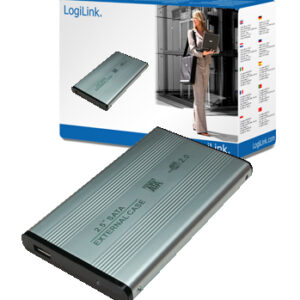 Logilink Enclosure 2.5 inch S-ATA HDD USB 2.0 Alu 2.5″, SATA, USB 2.0