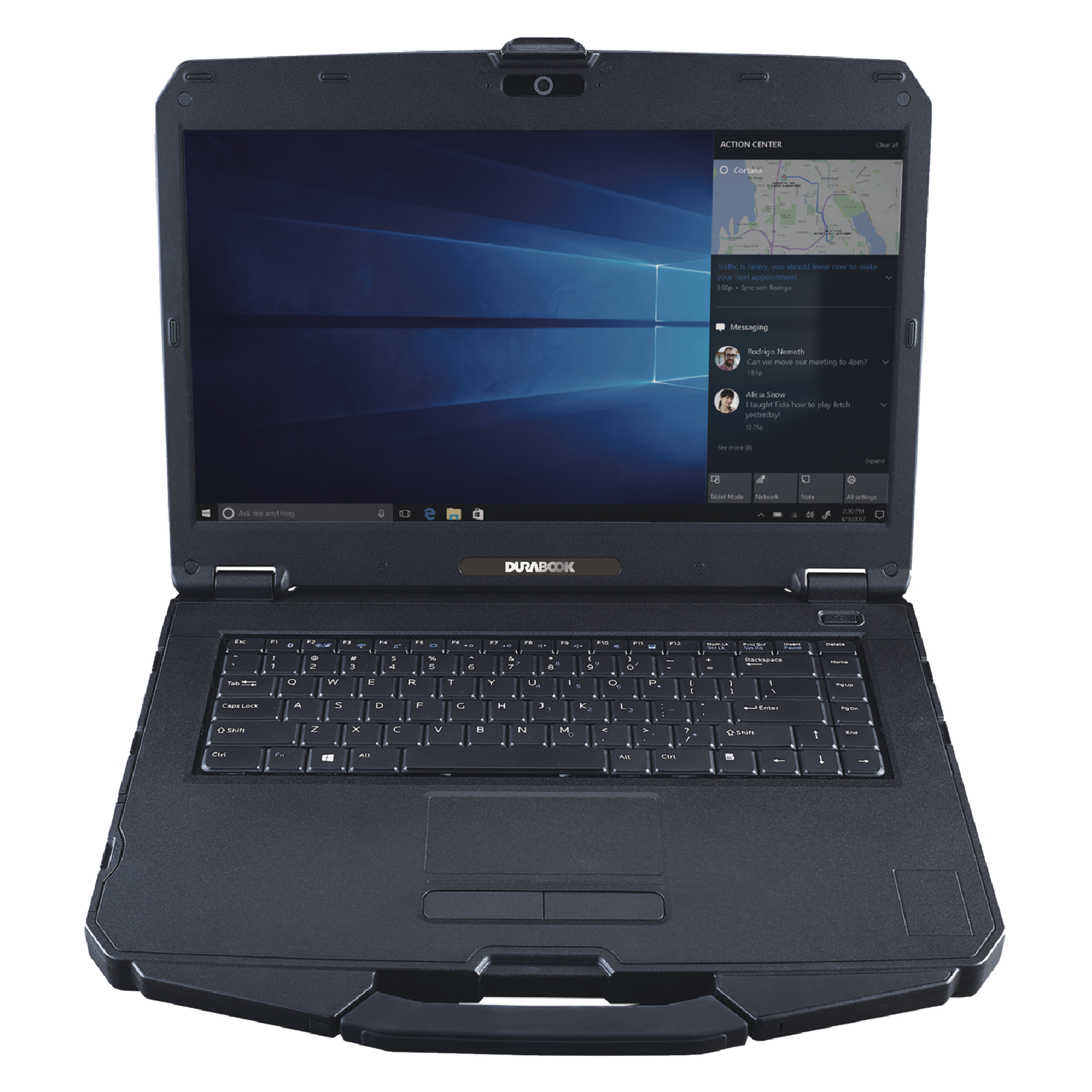 Durabook S15AB Black, 15 ", LCD, FHD, 1920 x 1080 pixels, Intel Core i5, i5-8265U, 8 GB, DDR4, SSD 256 GB, Intel UHD Graphics, Windows 10 Pro, 802.11ac, Bluetooth version 4.0, Keyboard language English, Warranty 36 month(s), Battery warranty 12 month(s) - Image 2