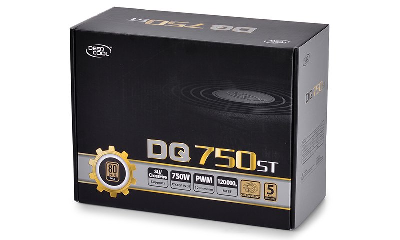 Deepcool PSU DQ750ST 80PLUS GOLD 750 W