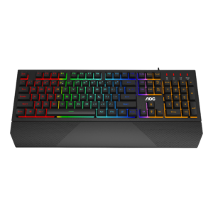 AOC Mechanical Gaming Keyboard GK200 RGB LED light, US, Black, Wired, USB, Mechanical...