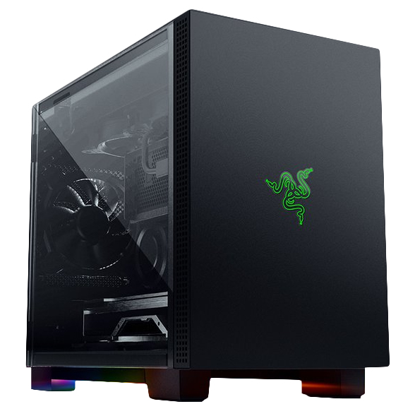 Razer Gaming Chassis Tomahawk Mini-ITX with Razer Chroma RGB Side window, Black, Mini-ITX, Mini-ITX, Mini-DTX