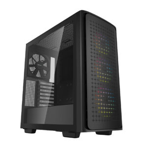 Deepcool MID TOWER CASE CK560 Side window, Black, Mid-Tower, Power supply included...
