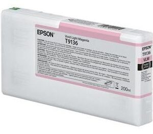 Epson T9136 Ink Cartridge, Light Magenta