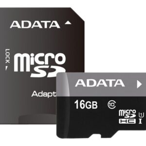ADATA Memory card AUSDH16GUICL10-PA1 16 GB,  MicroSDHC, Flash memory class UHS-I...