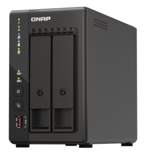 QNAP 2-Bay desktop NAS 	TS-253E-8G J6412 4-core, Processor frequency 2.6 GHz, 8 GB,...