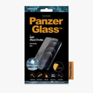 PanzerGlass Anti-Glare AB Apple, iPhone 12 Pro Max, Antibacterial glass, Black, Anti-Blue...
