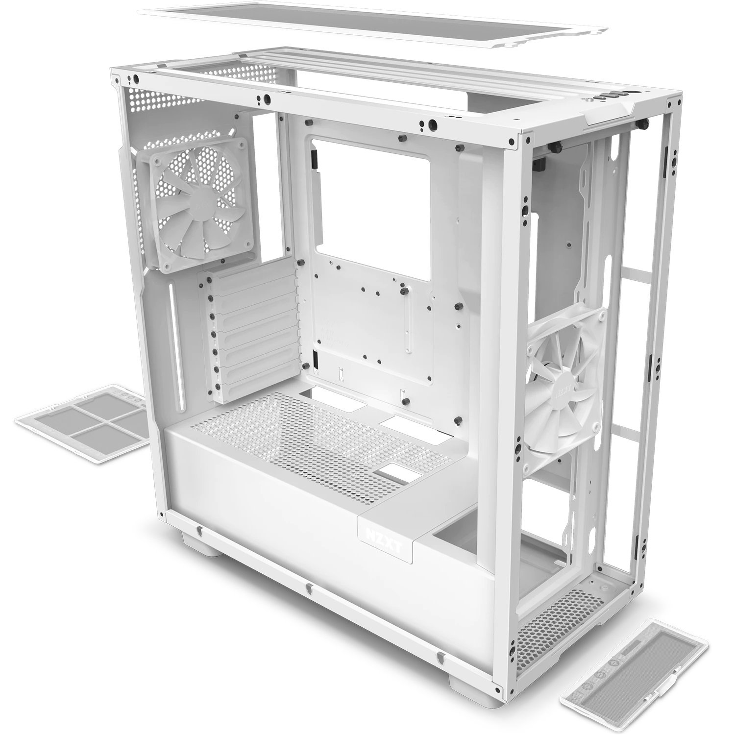 NZXT Case H7 Side window, White, Mid-Tower, Power supply included No - Image 5