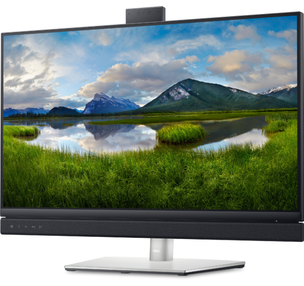 Dell LCD Video Conferencing Monitor C2722DE  27 ", IPS, QHD, 2560 x 1440, 16:9, 8 ms, 350 cd/m², Silver - Image 2