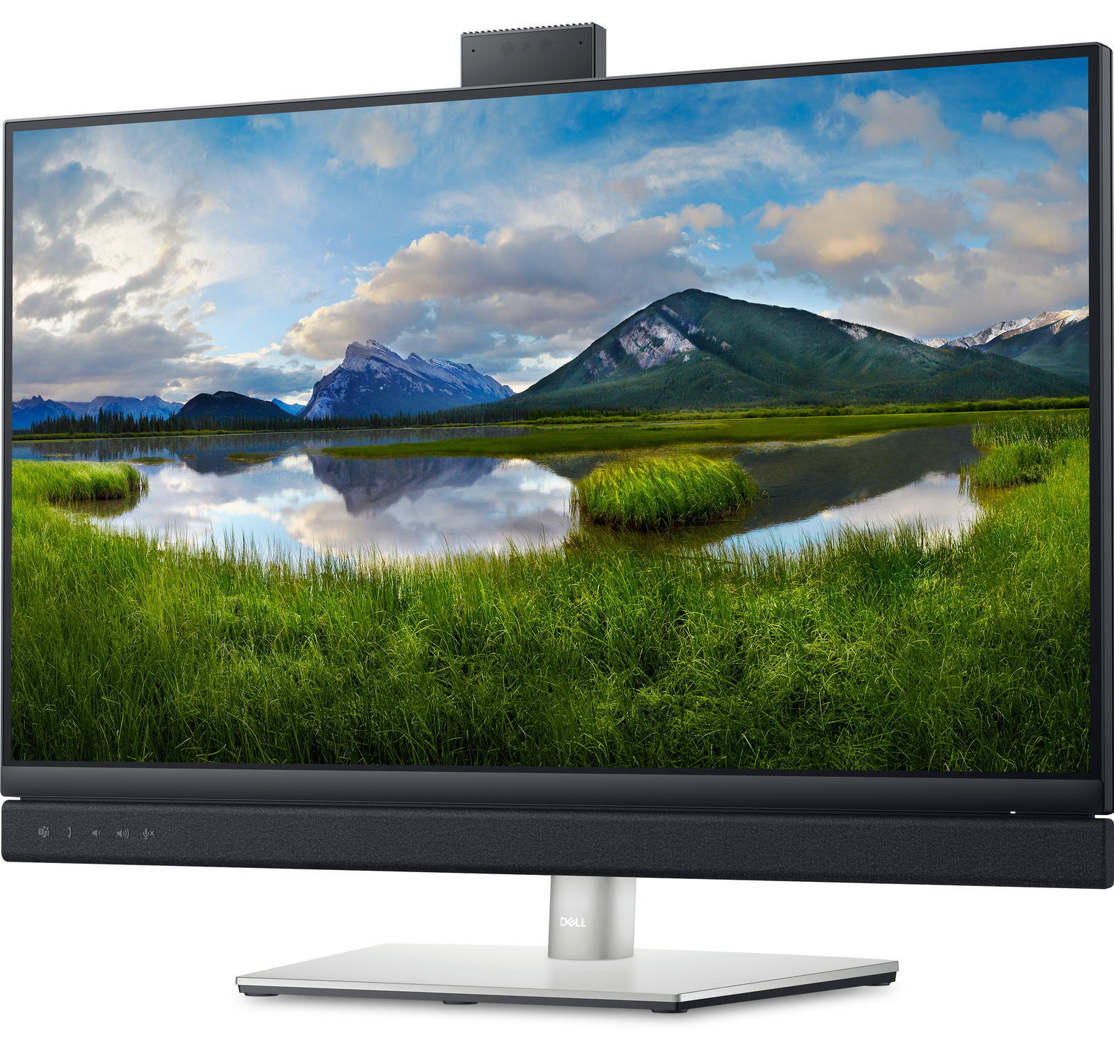 Dell LCD Video Conferencing Monitor C2722DE  27 ", IPS, QHD, 2560 x 1440, 16:9, 8 ms, 350 cd/m², Silver - Image 2