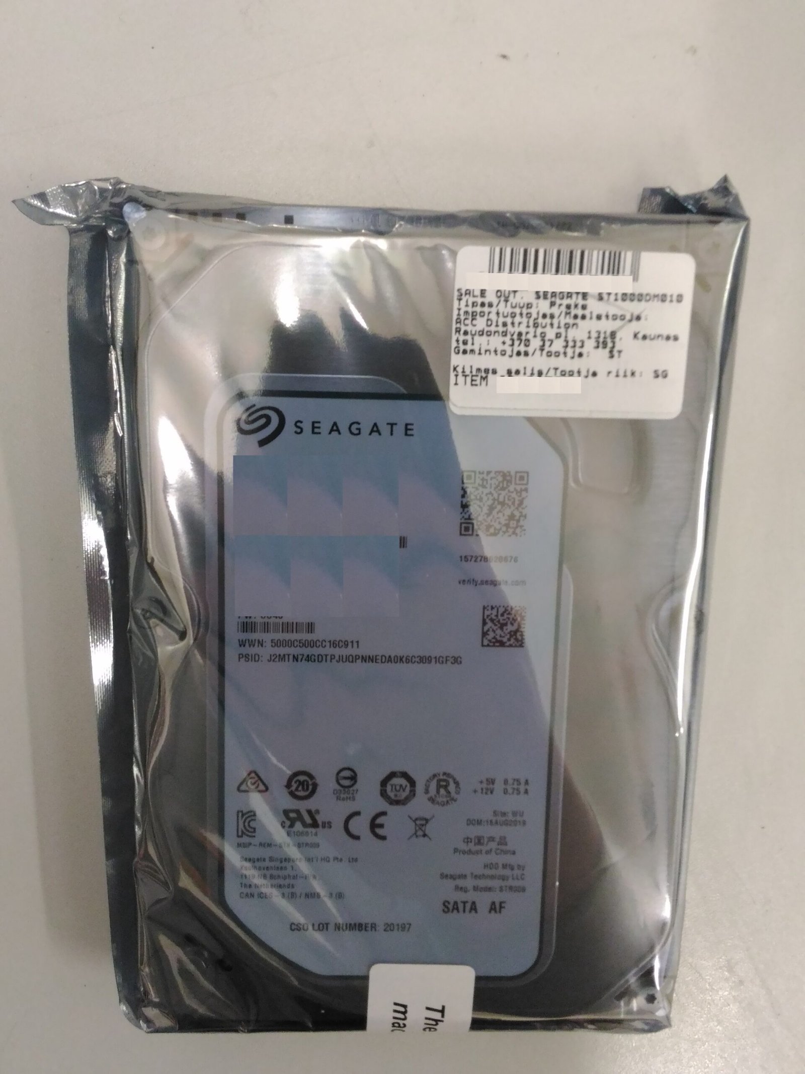 SALE OUT. SEAGATE ST2000DM008 2TB 64MB 7200rpm SATA 6Gb/s/256mb Seagate REFURBISHED