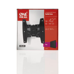 ONE For ALL Wall mount, WM 4211, 19-42 “, Fixed, Maximum weight (capacity)...