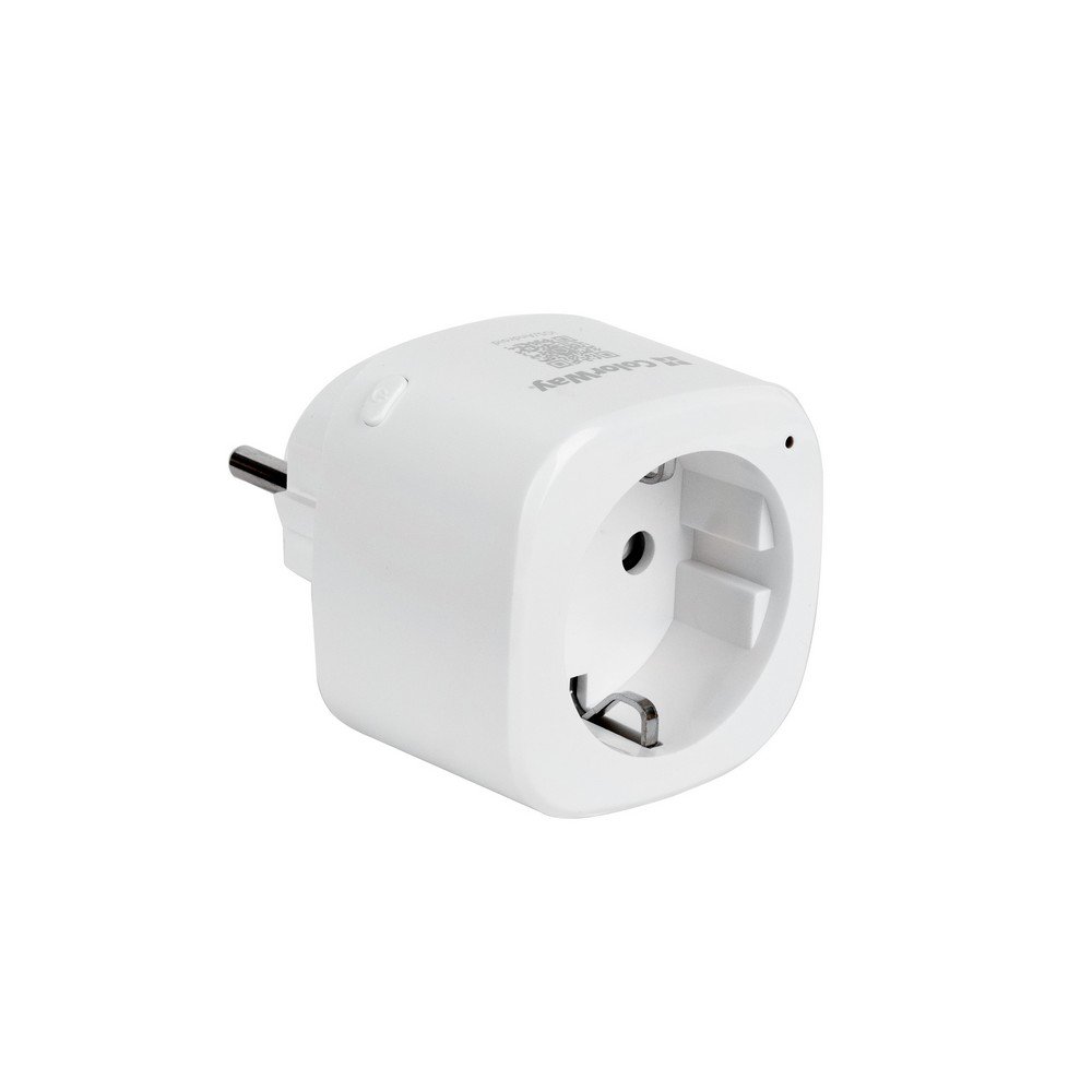 ColorWay Wi-Fi Smart Socket Schedule, Timer, Energy monitoring, White, 220 V, 3680 W