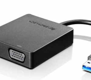 Lenovo Universal USB 3.0 to VGA/HDMI Black, Adapter
