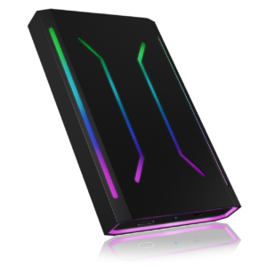 Raidsonic ICY BOX IB-G226L-C31 RGB illuminated enclosure for 2.5″ SATA SSD...