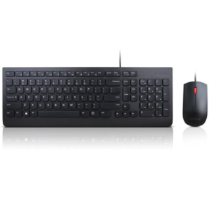 Lenovo Essential Wired Keyboard and Mouse Combo – US English with Euro symbol