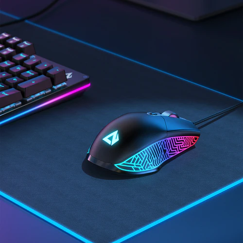 Aukey Mouse GM-F3 Optical, RGB LED light, Black, Gaming Mouse, Wired - Image 3