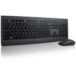 Lenovo Professional Wireless Keyboard and Mouse Combo – US English with Euro...