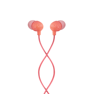 Marley Little Bird Earbuds, In-Ear, Wired, Microphone, Peach