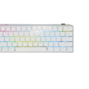 Corsair K70 PRO MINI, Gaming keyboard, RGB LED light, NA, White, Wireless/Wired,...