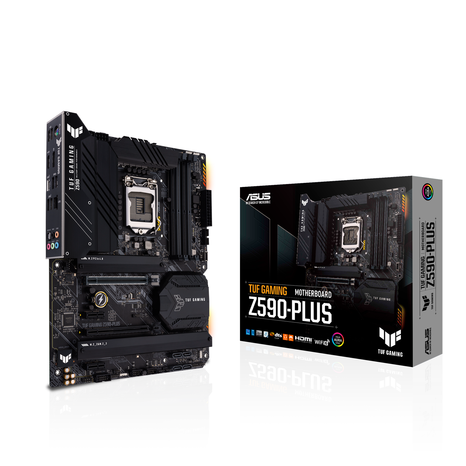 Asus TUF GAMING Z590-PLUS Processor family Intel, Processor socket LGA1200, DDR4, Memory slots 4, Supported hard disk drive interfaces M.2, SATA, Number of SATA connectors 6, Chipset Intel Z, ATX - Image 4
