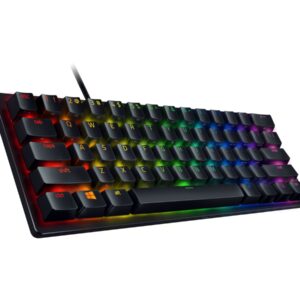 Razer Huntsman Mini 60%, Gaming keyboard, Opto-Mechanical, RGB LED light, NORD, Black,...