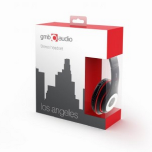 Gembird Stereo headset, “Los Angeles” + microphone, passive noise canceling...