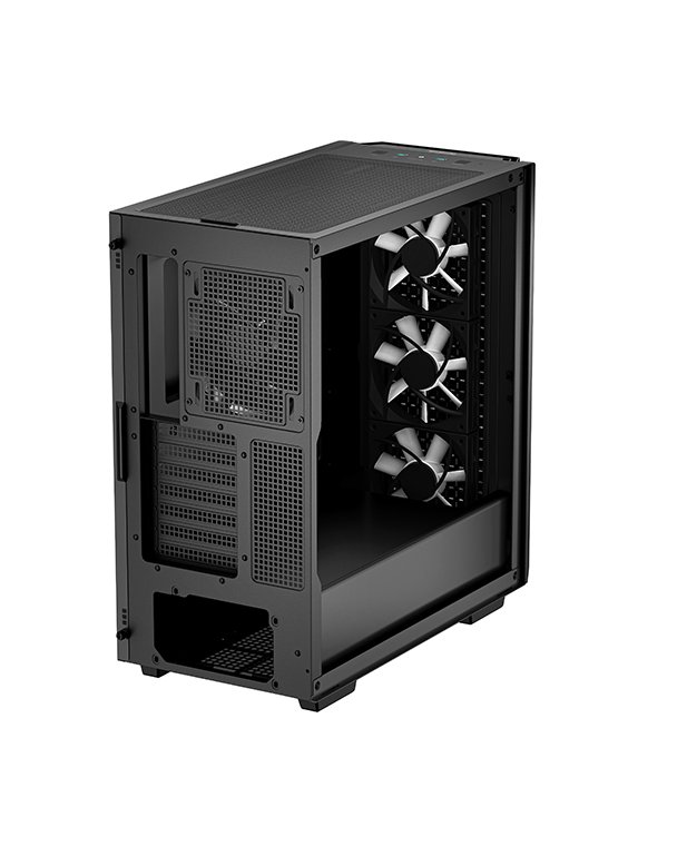 Deepcool MID TOWER CASE CG560 and PSU DN650 Side window, Black, Mid-Tower, Power supply included Yes - Image 4
