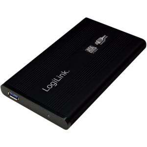 Logilink External hard drive enclosure, black 2.5″, SATA, USB 3.0