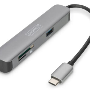Digitus USB-C Dock DA-70891 HDMI, 2x USB-A,SD, MicroSD, USB 3.0 Type-C