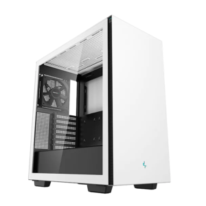 Deepcool MID TOWER CASE CH510 Side window, White, Mid-Tower, Power supply included...