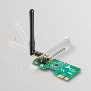 TP-LINK TL-WN781ND, PCI Express Adapter 2.4GHz, 802.11n, 150Mbps, 1xDetachable antennas...