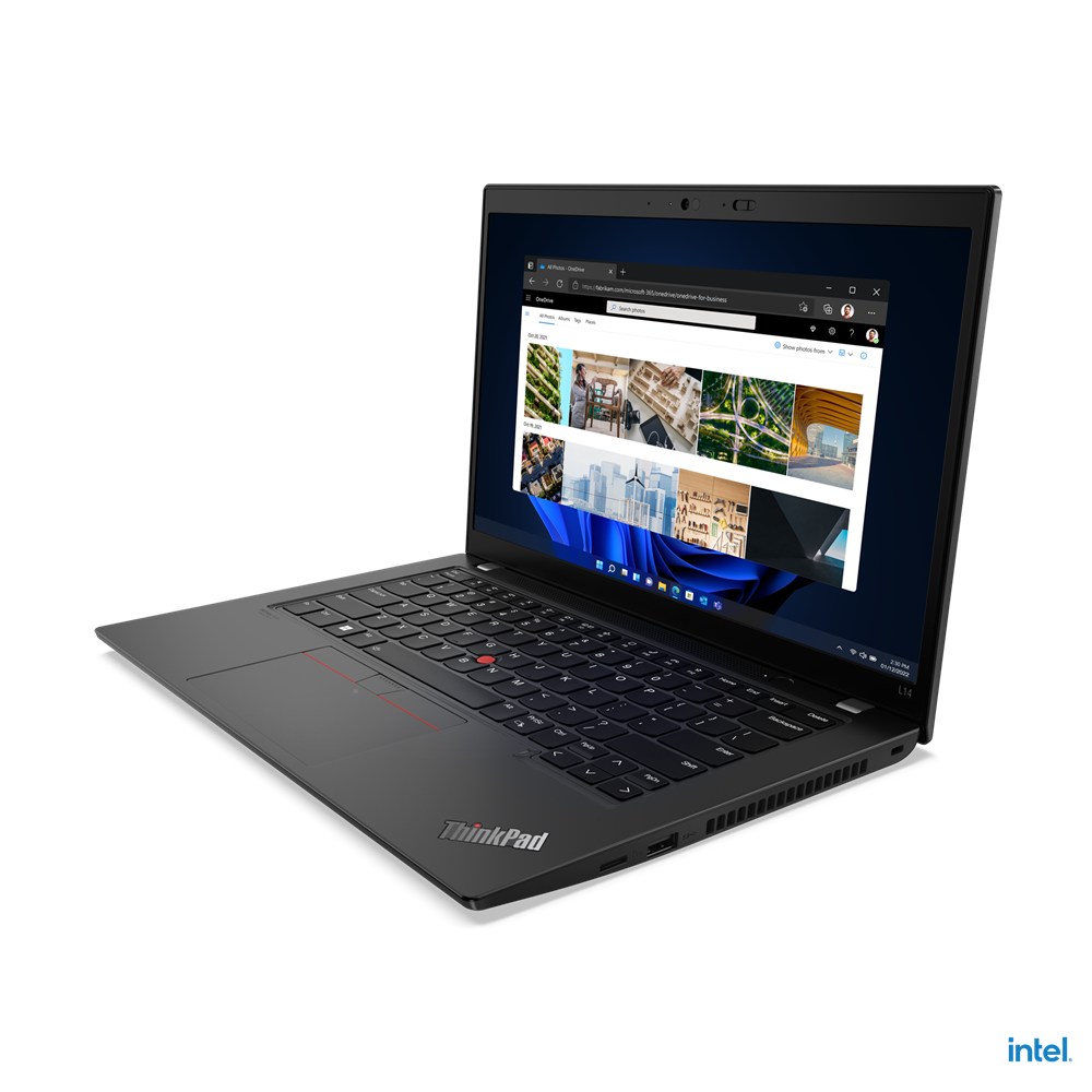 Lenovo ThinkPad L14 (Gen 3) 1, Black, 14 ", IPS, FHD, 1920 x 1080, Anti-glare, Intel Core i5, i5-1235U, 16 GB, SSD 256 GB, Intel UHD Graphics, No Optical drive, Windows 11 Pro, 802.11ax, Bluetooth version 5.2, LTE Upgradable, Keyboard language Nordic, Keyboard backlit, Warranty 12 month(s), Battery warranty 12 month(s) - Image 3