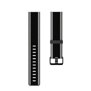 Fitbit  Versa-Lite Woven Hybrid Band, small, black/gray