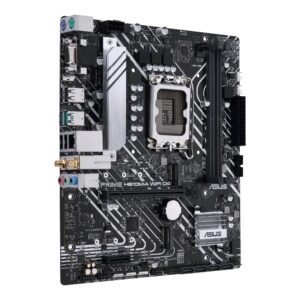 Asus PRIME H610M-A WIFI D4 Processor family Intel, Processor socket  LGA1700, DDR4...