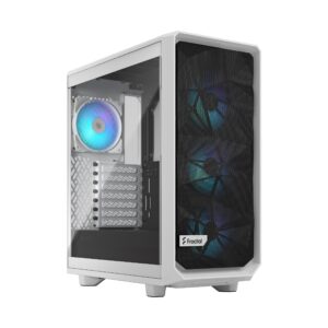 Fractal Design Meshify 2 Compact RGB White TG Clear, Mid-Tower, Power supply included...