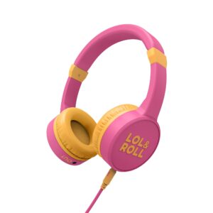 Energy Sistem Lol&Roll Pop Kids Headphones Pink (Music Share, Detachable Cable,...