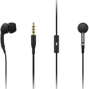 Lenovo Headphones 100 In-ear, Microphone, Black