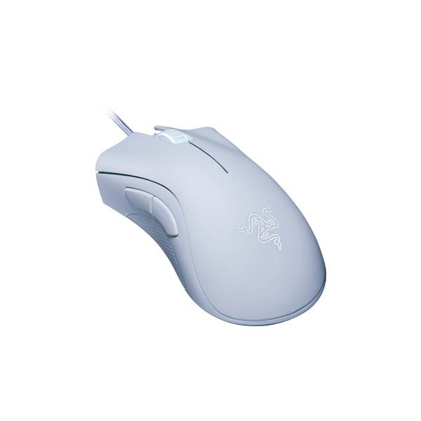 Razer Gaming Mouse  DeathAdder Essential Ergonomic Optical mouse, White, Wired - Image 3