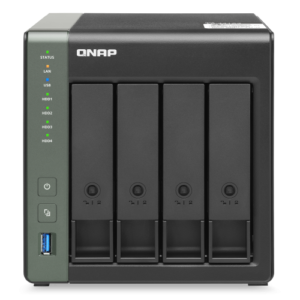 QNAP 4-Bay QTS NAS TS-431X3-4G Up to 4 HDD/SSD Hot-Swap, AL314 Quad-Core, Processor...