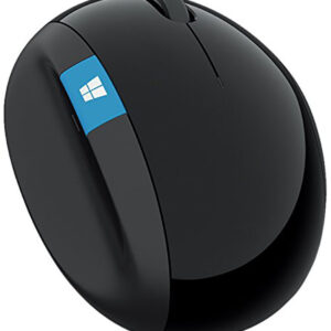 Microsoft L6V-00005 Sculpt Ergonomic Mouse, USB, Wireless, Black, Yes