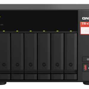 QNAP 6-Bay QTS and QuTS hero NAS TS-673A-8G Up to 6 HDD/SSD Hot-Swap, Ryzen V1500B...
