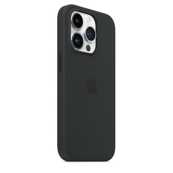 Apple 14 Pro Silicone Case with MagSafe Midnight - Image 5