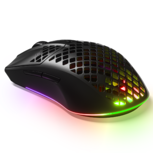 SteelSeries Gaming Mouse Aerox 3 Wireless (2022 Edition), Optical, RGB LED light,...