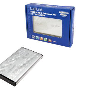 Logilink Enclosure 2.5 inch S-ATA HDD USB 2.0 Alu 2.5″, SATA, USB 2.0