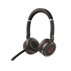 Jabra EVOLVE 75 Black, Headset, Bluetooth, Microphone mute, Noise-canceling, 177...