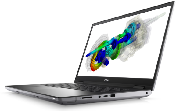 Dell Mobile Precision 7770 Grey, 17.3 ", WVA, FHD, 60 Hz, 1920 x 1080, Anti-glare, Intel Core i7,  i7-12850HX, 16 GB, SSD 512 GB, NVIDIA RTX A1000, GDDR6, 4 GB, No Optical drive, Windows 11 Pro, 802.11ax, Bluetooth version 5.2, Keyboard language English, Keyboard backlit, Warranty 36 month(s), Battery warranty 12 month(s) - Image 4