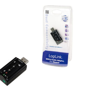 Logilink USB Audio adapter, 7.1 sound effect
