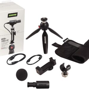 Shure Microphone and Video kit MV88+DIG-VIDKIT Black